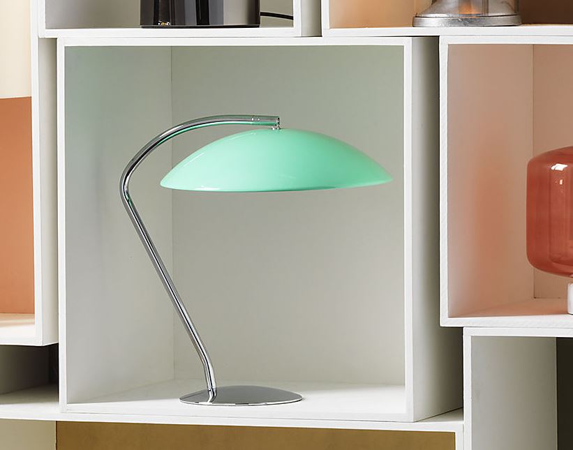 Aqua table lamp from CB2