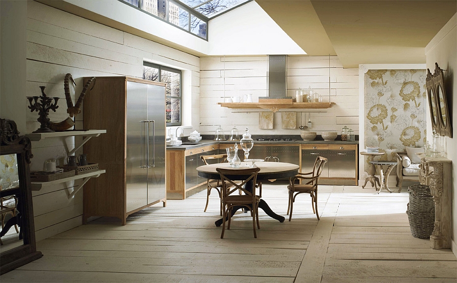 Beautiful Dechora kitchen combines the vintage and the modern