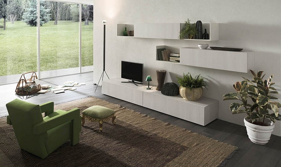 Beautiful and ergonomic living room day system from Alf