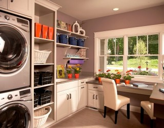 25 Space-Saving Multipurpose Laundry Rooms!