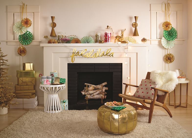 Christmas decor from the Oh Joy! For Target Winter Collection