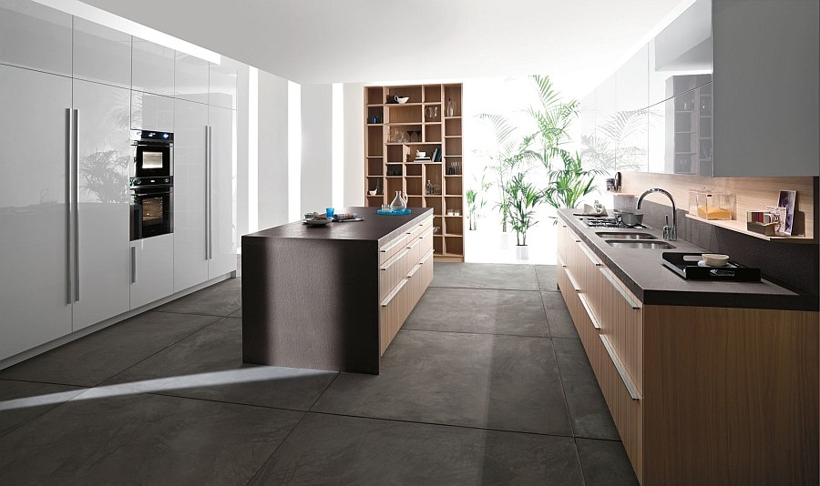 Create a grand kitchen that seems like an extension of the living space with Code