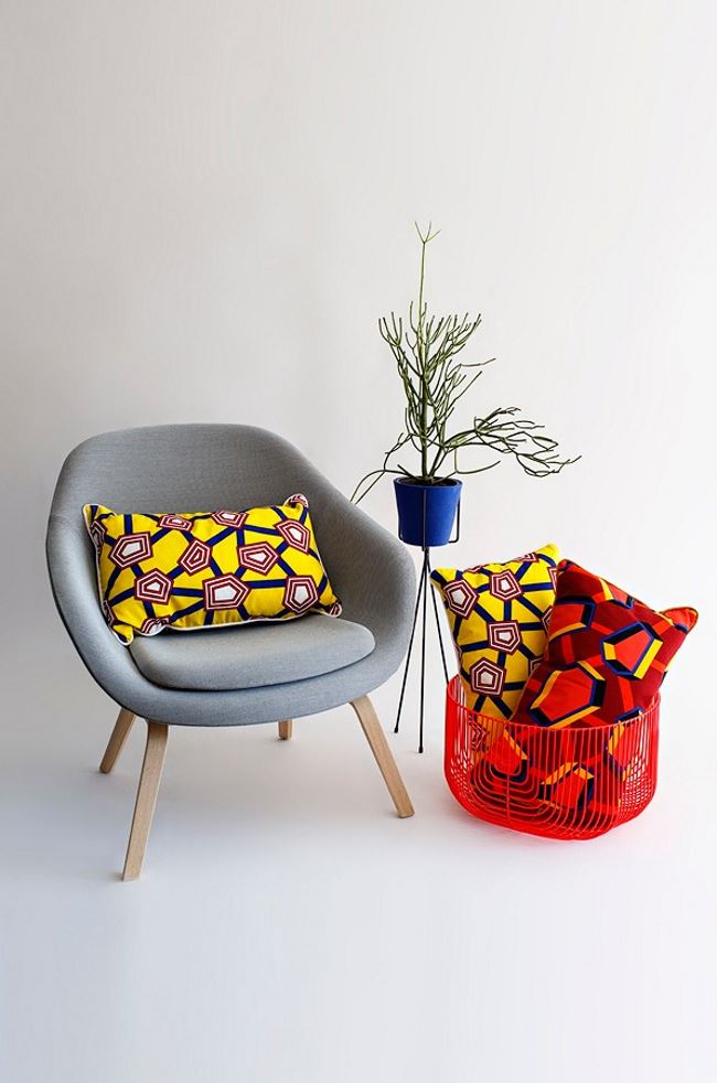 Cushions designed by Nathalie du Pasquier