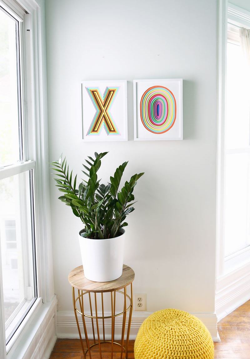 DIY wall art from A Beautiful Mess