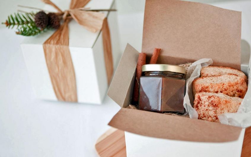 Delicious breakfast kit with custom butter