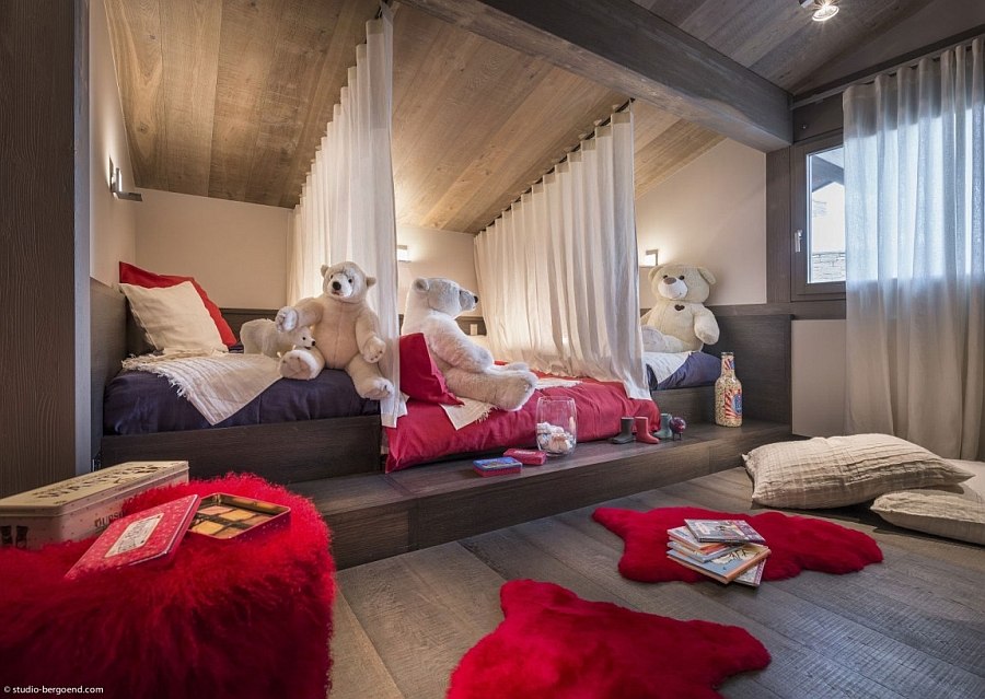 Exclusive kids' bedroom in the lavish French Chalet