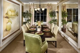 How to Use Green to Create a Fabulous Dining Room