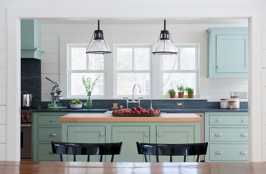 Farmhouse style kitchen with a touch of timeless class!