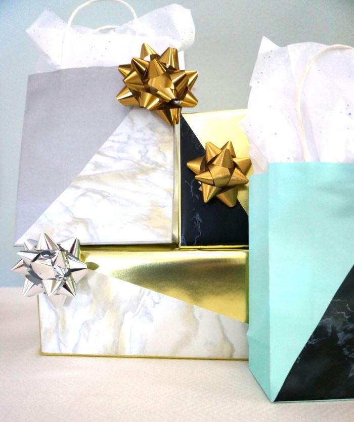 Geo gift wrap tutorial from Mirror80