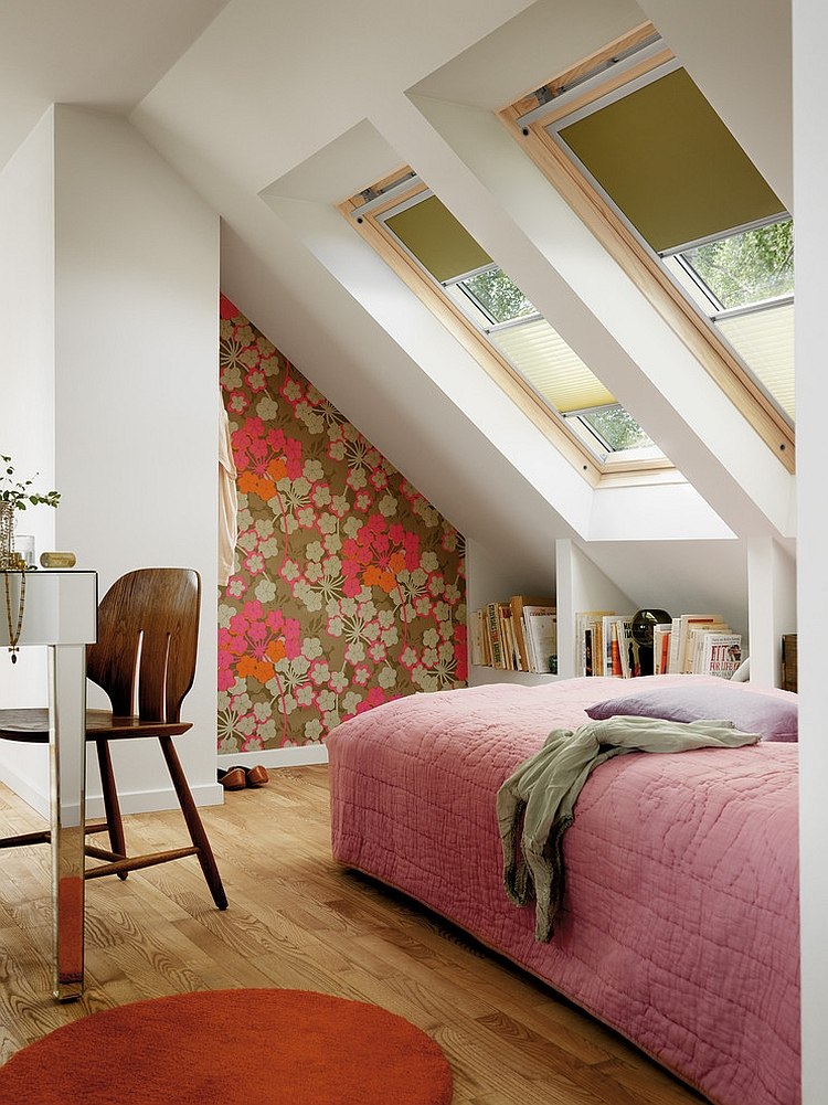 Give your bedroom skylights some custom shades