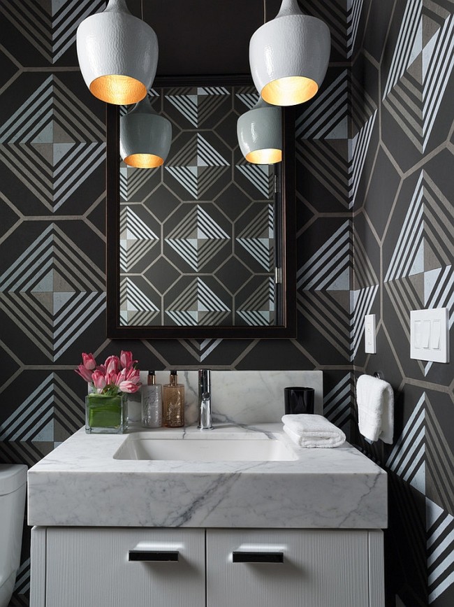 20 Gorgeous Wallpaper Ideas for Your Powder Room | Decoist