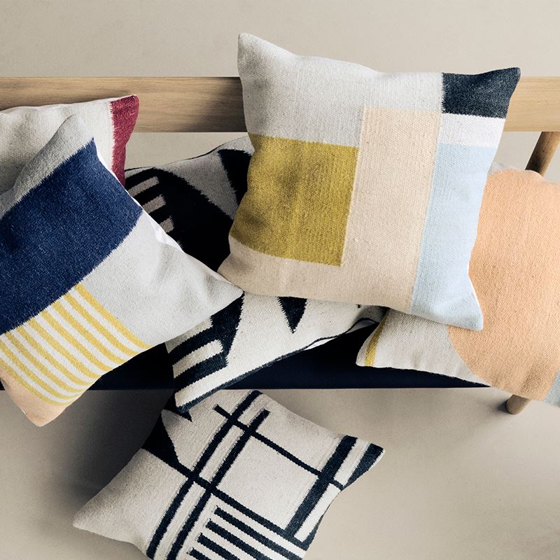 Kelim cushions from Ferm Living