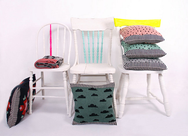 Modern pillows from Baba Souk