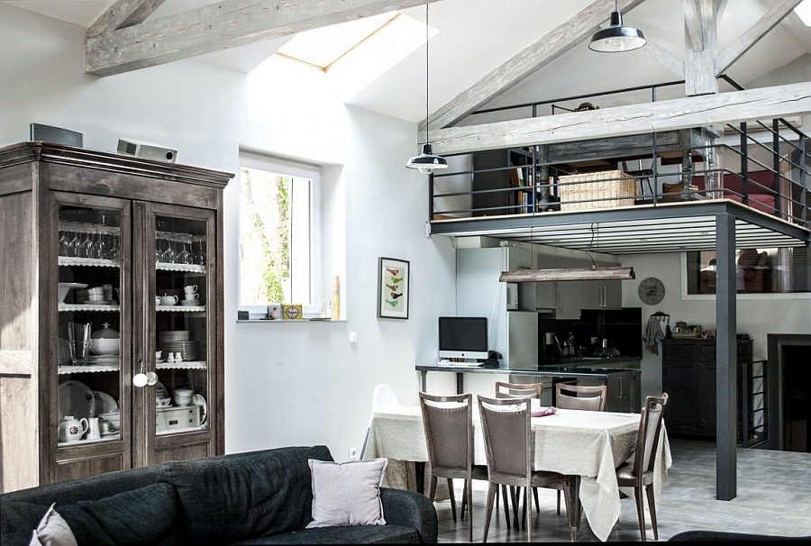 Old paper mill renovated into a contemporary loft