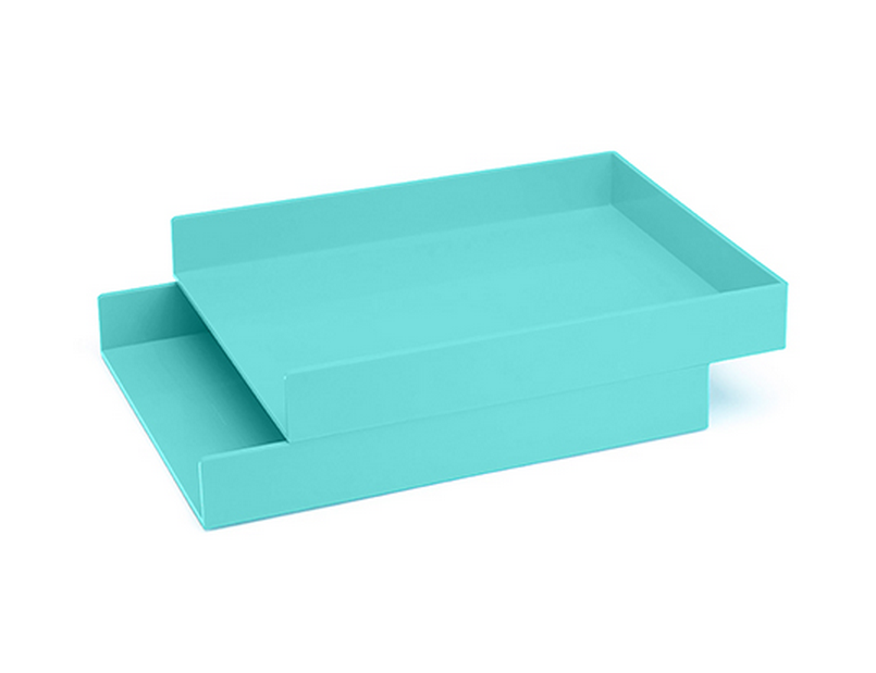 Poppin Aqua Paper Tray
