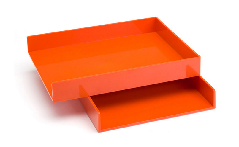 Poppin Orange Paper Tray