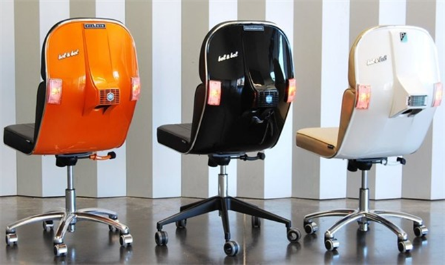 Recycled Vespa Office Chairs