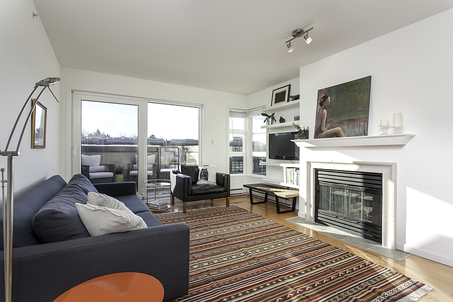 Small living room of the vancouver penthouse