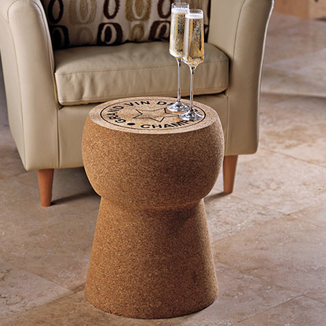 Stool Shaped Like Giant Cork