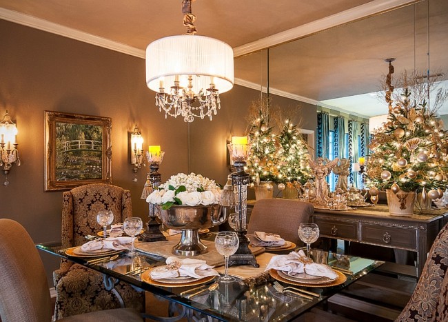 21 Dining Room Christmas Decorating Ideas with Festive Flair!