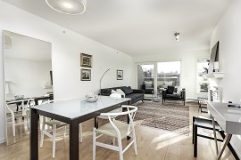 Small Penthouse Apartment in Vancouver with a Space-Saving Design