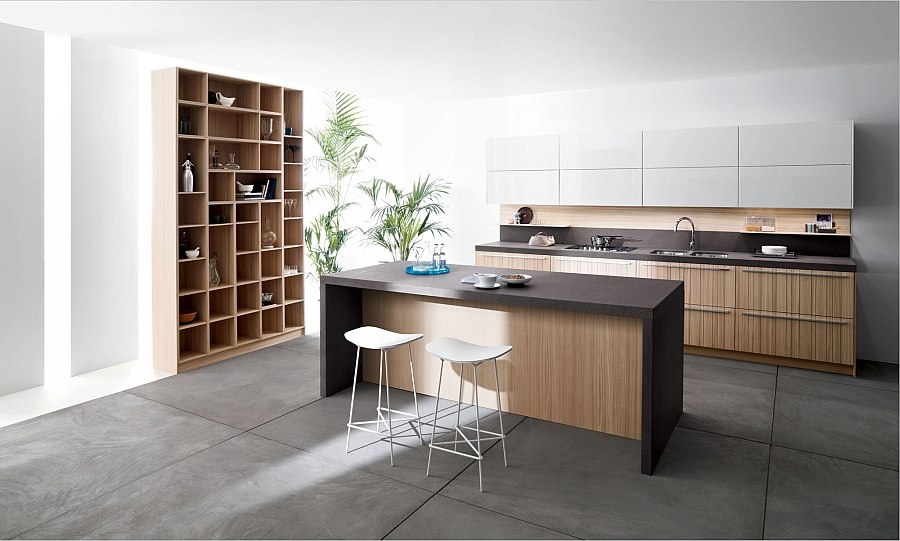 Vesatile kitchen compositions from Snaidero