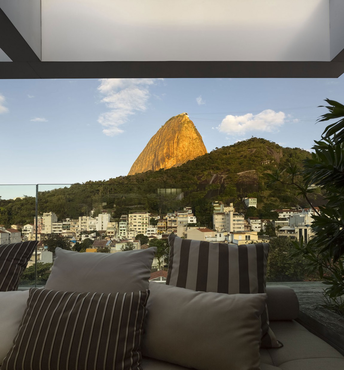 View from the relaxed balcony of the Rio home