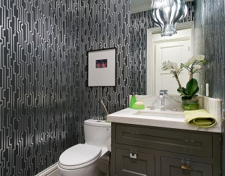 20 Gorgeous Wallpaper Ideas for Your Powder Room