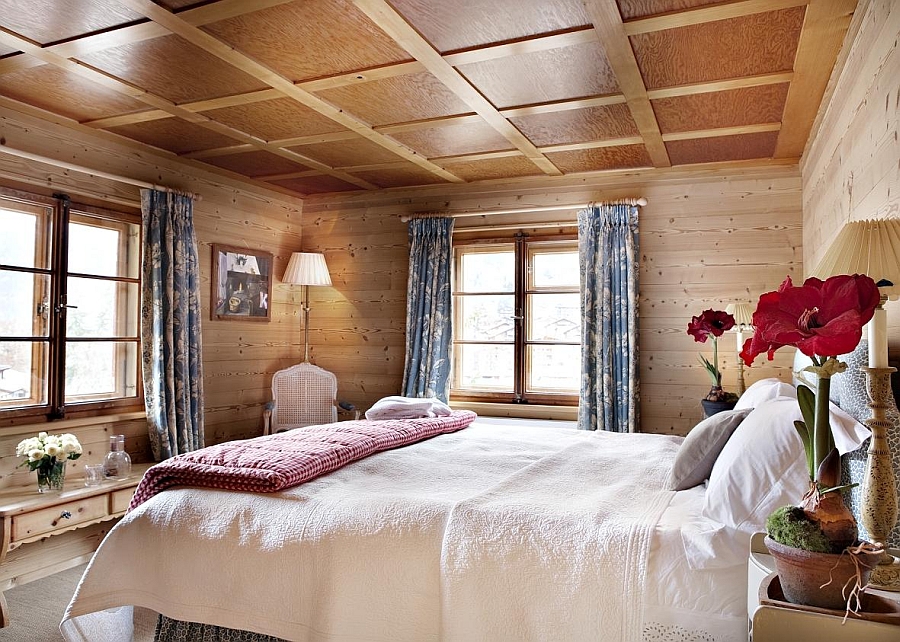 Wood brings warmth and elegance to the bedroom