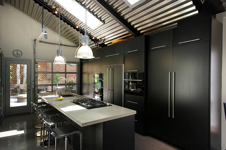 Add some natural ventilation to the dark kitchen