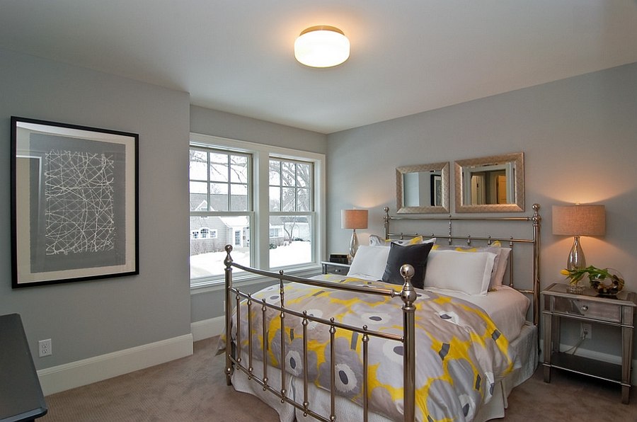 Cheerful Sophistication 25 Elegant Gray And Yellow Bedrooms