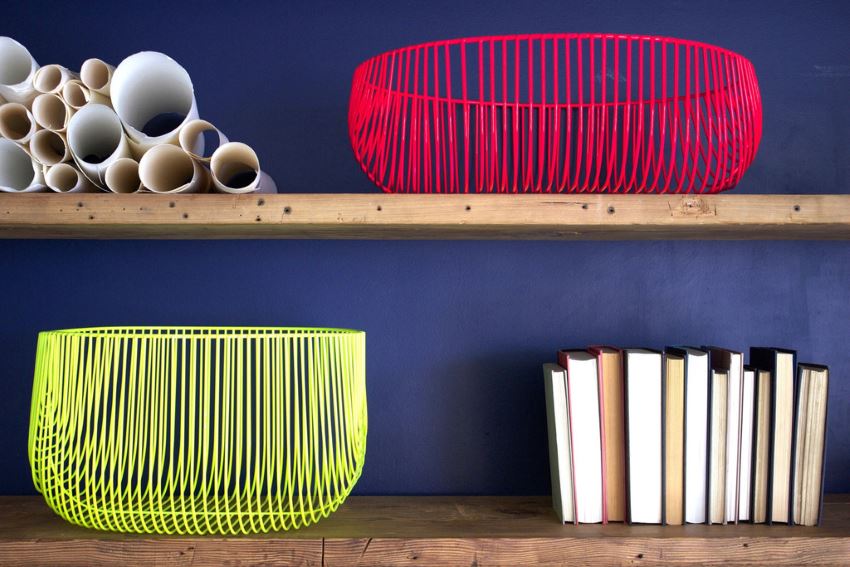 Bend baskets in neon hues