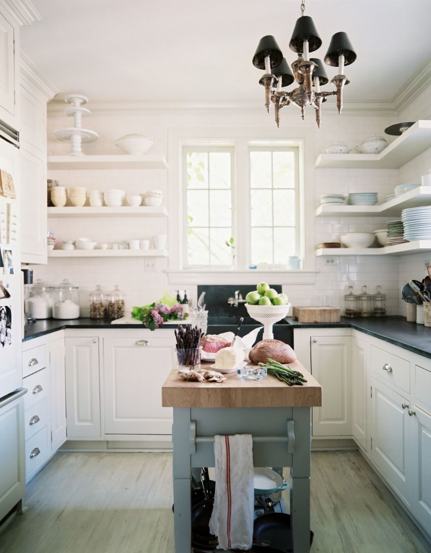 Canisters of ingredients in a foodie kitchen