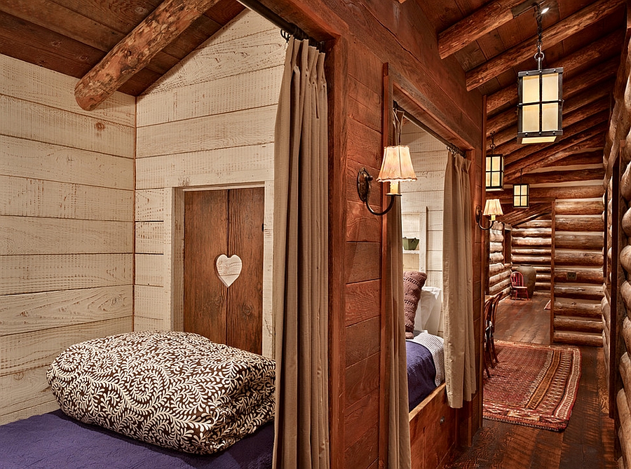 Creative kids' bedroom makes most out of the available space [Design: North Fork Builders of Montana]