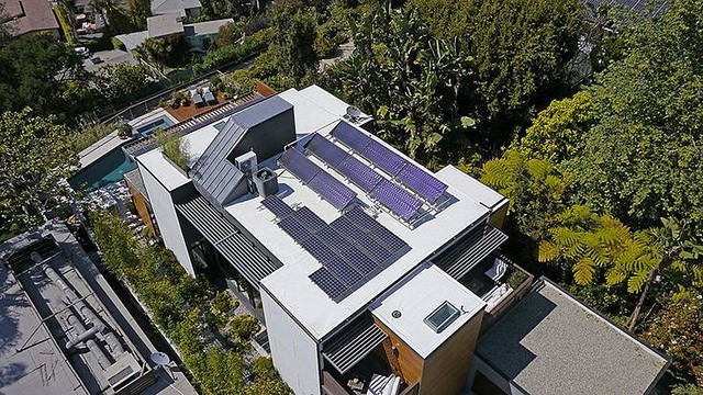 Custom Ray Kappe Home Solar Panels