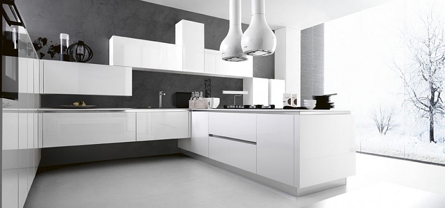 Custom kitchen design brings a splash of minimalism indoors