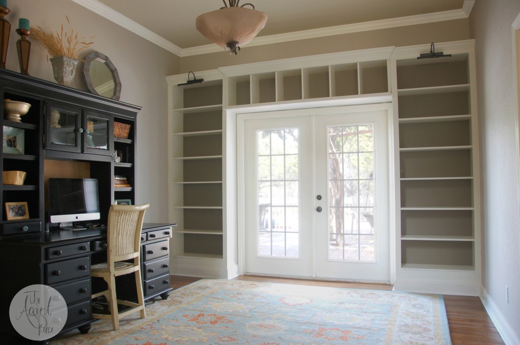 diy built in bookcases