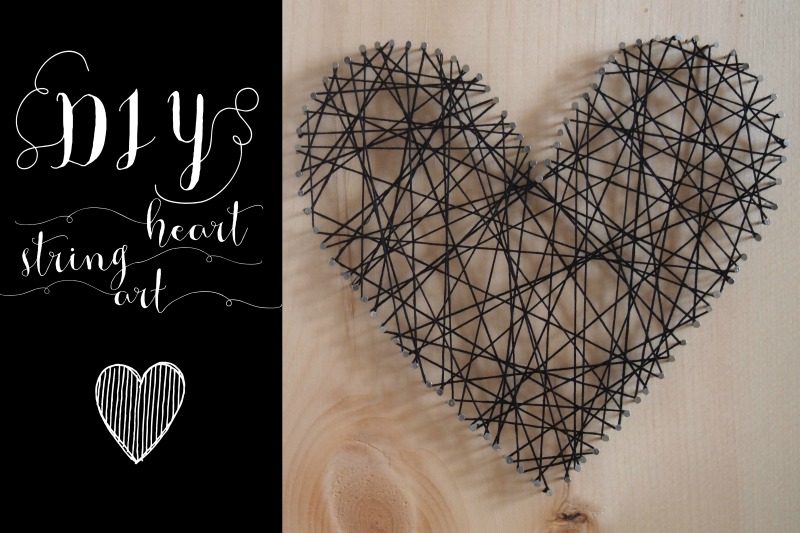 DIY Heart String Art