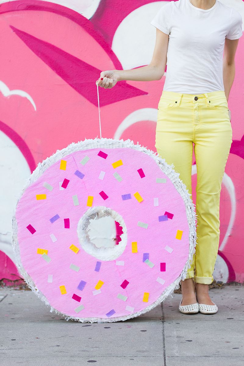 DIY donut pinata from Studio DIY