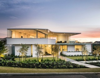 Minimalist Aesthetics Define Resort-Style Private Perth Residence