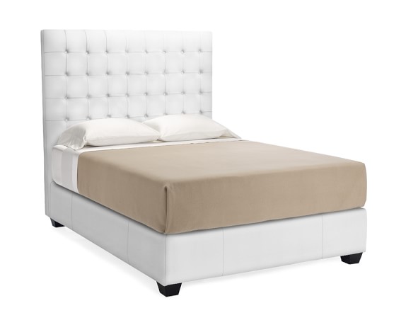 Fairfax Tall Bed & Headboard White