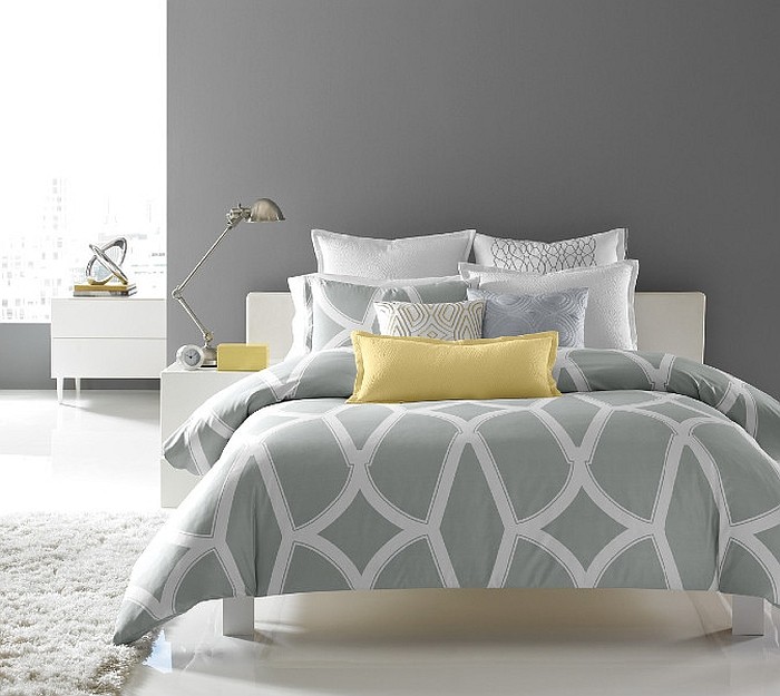 Cheerful Sophistication 25 Elegant Gray  and Yellow  Bedrooms 