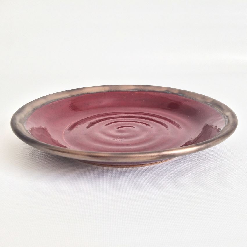 Glazed salad plate from Etsy shop Kirkwood Clay