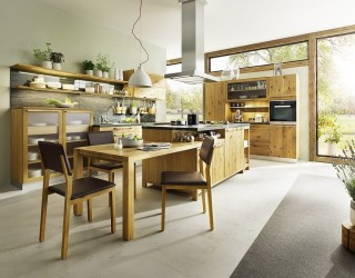 Modern Country Cottage Kitchen Unravels a World of Wood!