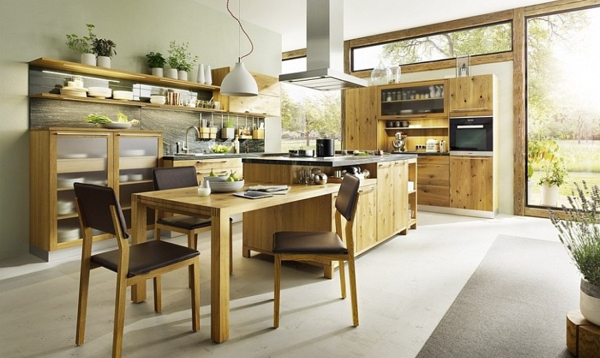 Modern Country Cottage Kitchen Unravels a World of Wood!