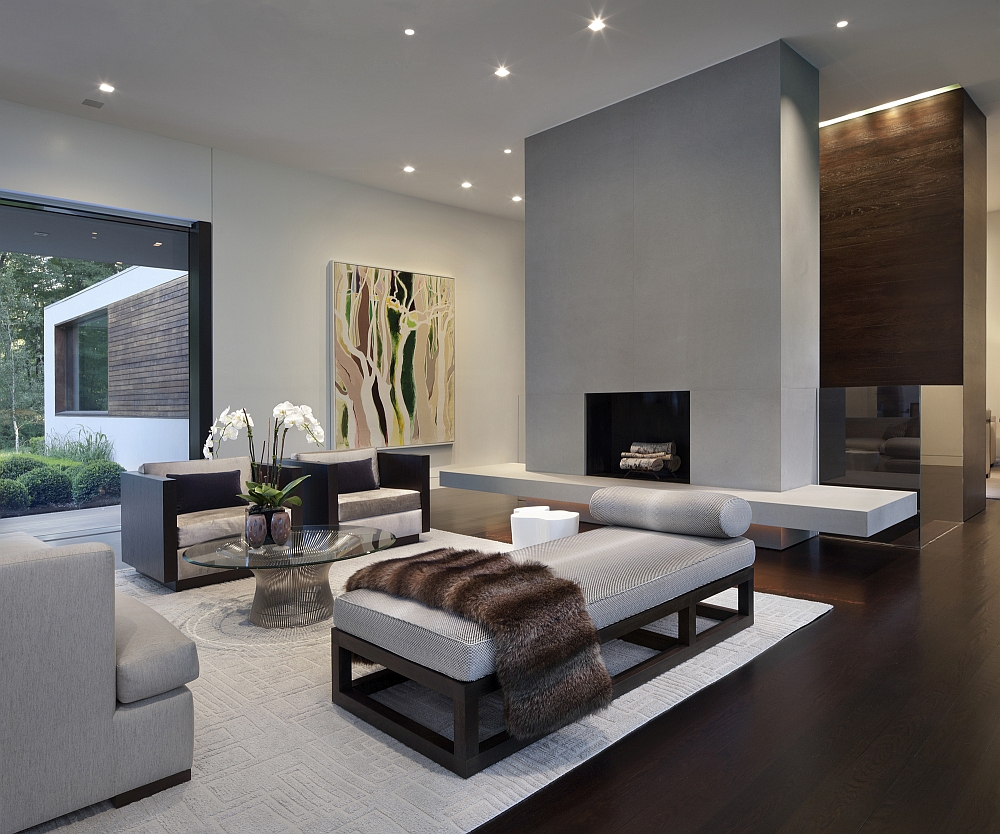 Gray brings style and sophistication to the living room