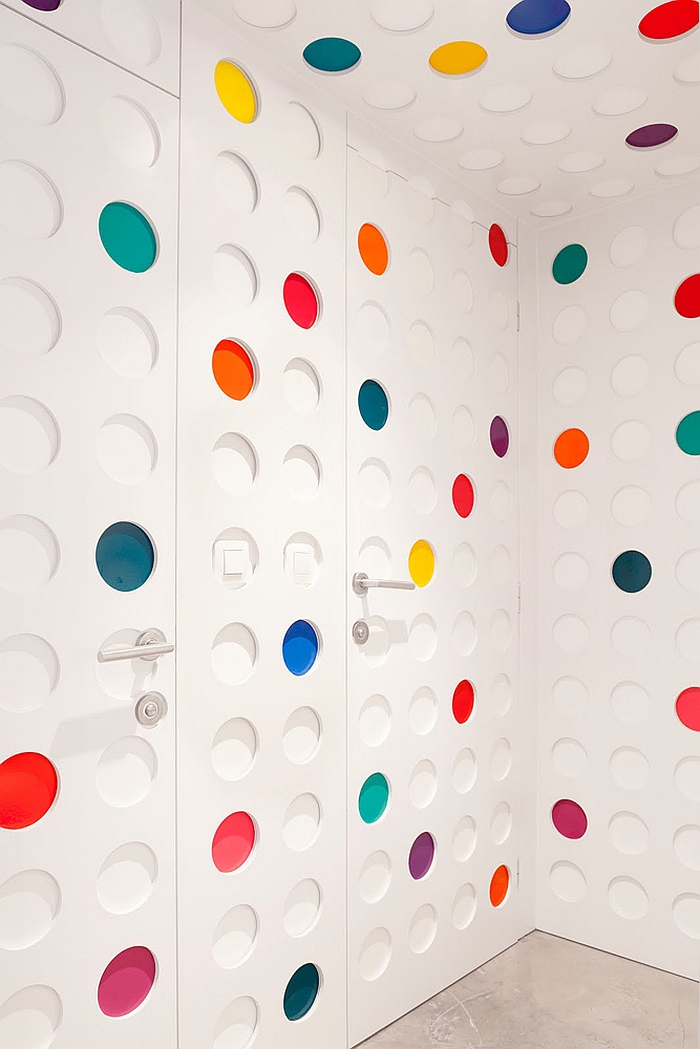 Ingenious interiors of the Pantone Hotel in Brussels