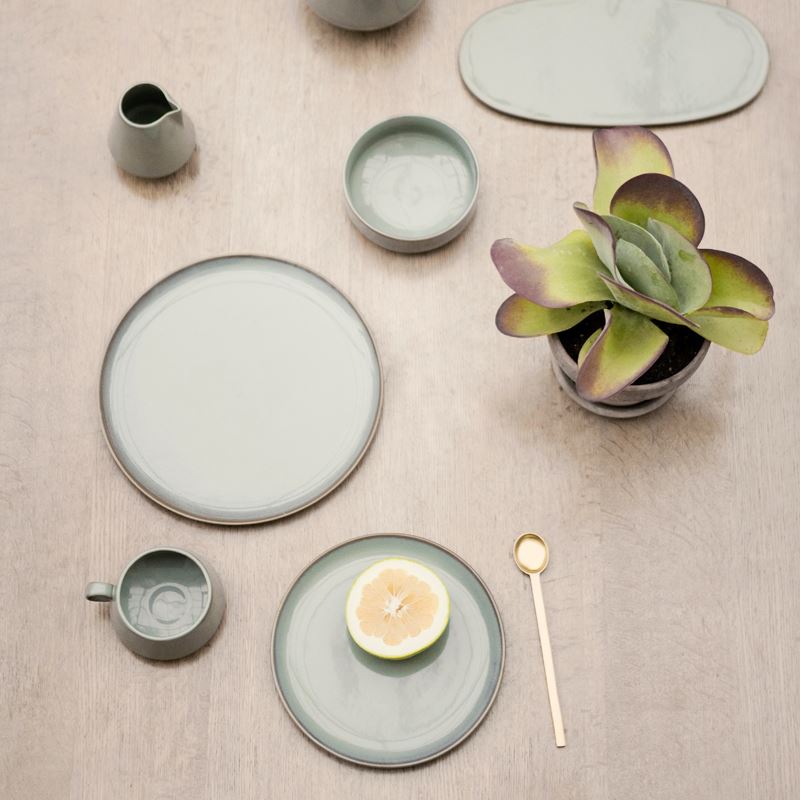 Neu stoneware and brass spoons from Ferm Living