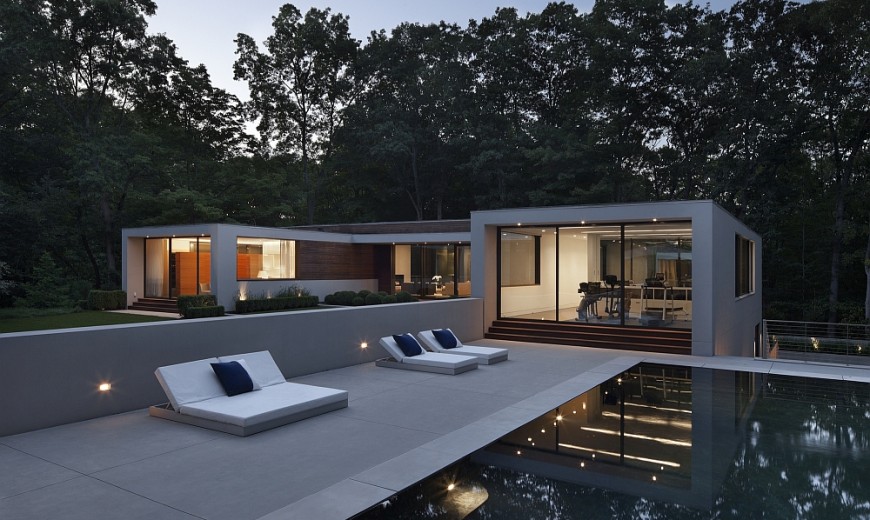 New Canaan Residence: A Contemporary Escape Draped in Greenery