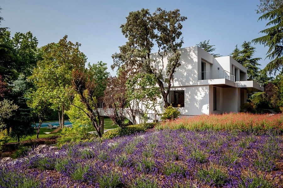 Revamped landscape adds to the beauty of the elegant Spanish home